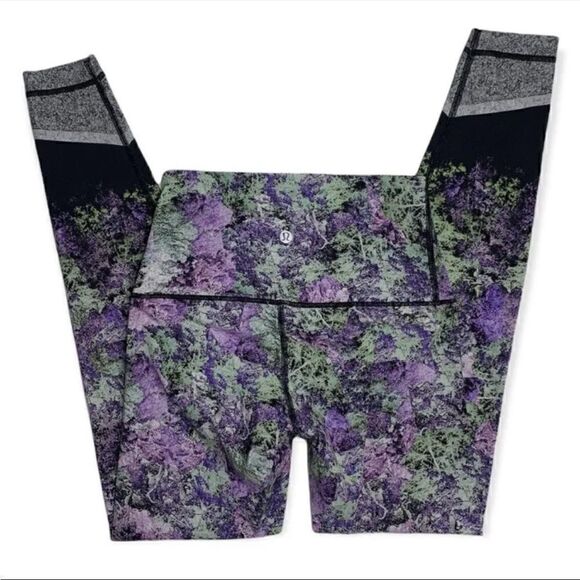 Lululemon Wunder Under Hi-Rise Leggings Vivid Vision Size 6 EUC - Picture 4 of 10